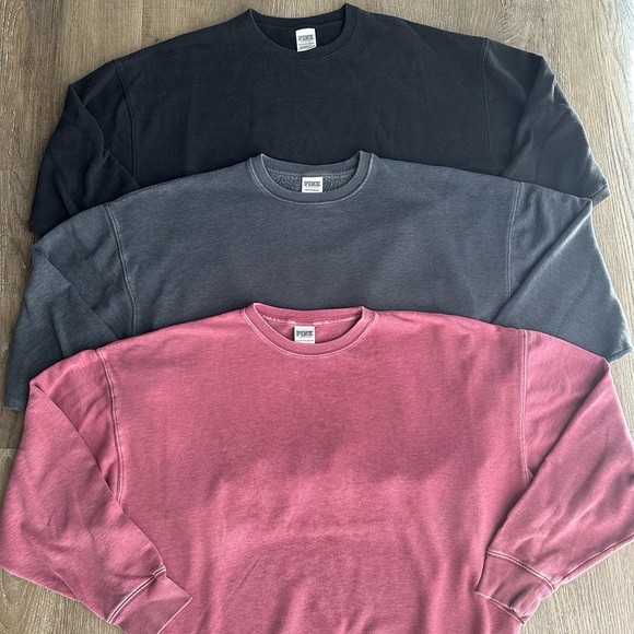 Victoria’s Secret PINK Collection Campus Sweatshirts Size xs (oversized) - Picture 3 of 8